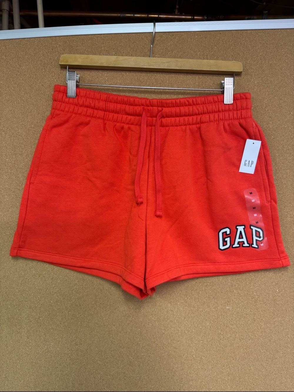 GAP Women's Bright Red Drawstring Athletic Shorts - NWT